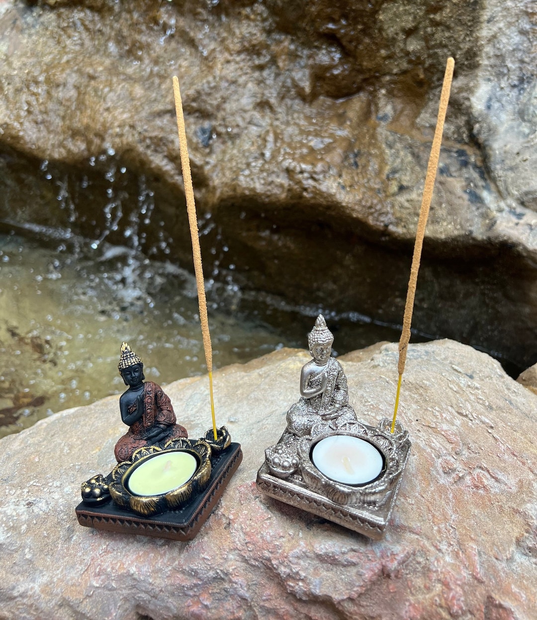 Buddha Incense Holder Buddha Statue Incense Holder Buddha Decor Incense