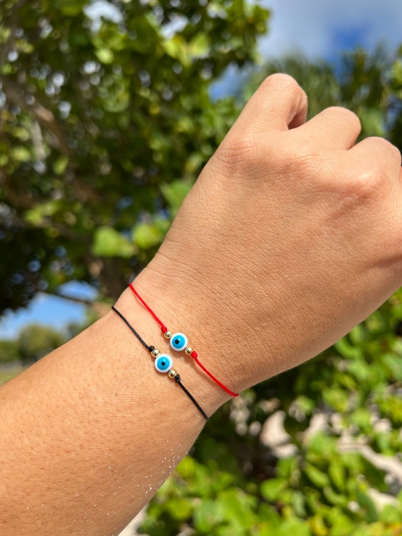 Evil Eye Bracelet Protection Bracelet Red String Bracelet Mal De