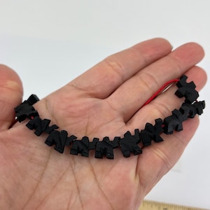 12pcs genuine Azabache Elephant Beads• Azabache Beads •Jet stone Elephant• Wholesale azabache •Elephant Beads • Protection stone •  azabache