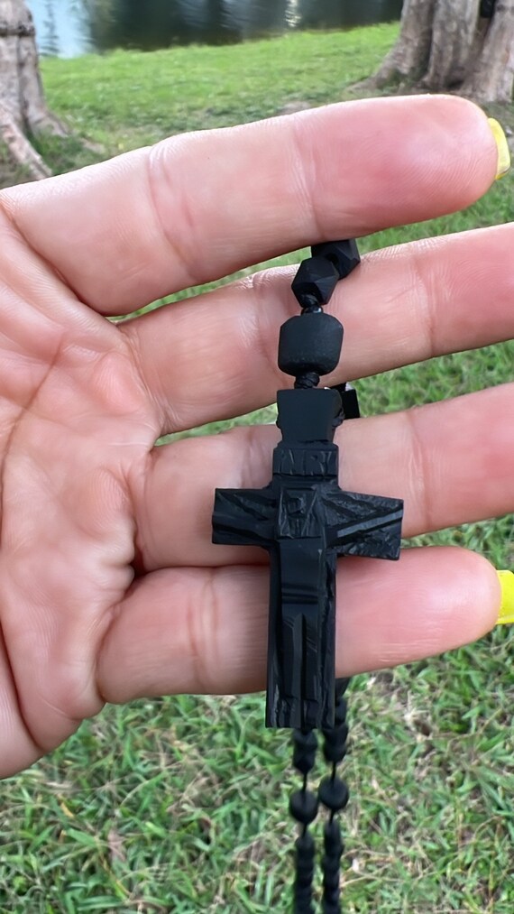Azabache Rosary• Azabache Cross Necklace• Genuine… - image 6