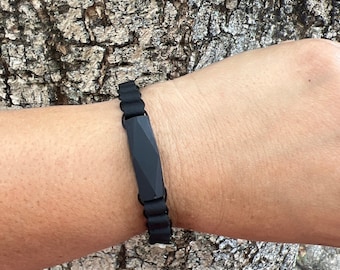 Azabache Bracelet• Jet stone jewelry • handmade jewelry • Azabache for protection • Men jewelry • Mal de ojo jewelry •