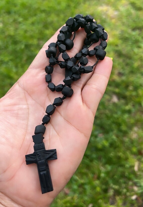 Azabache Rosary• Azabache Cross Necklace• Genuine… - image 4