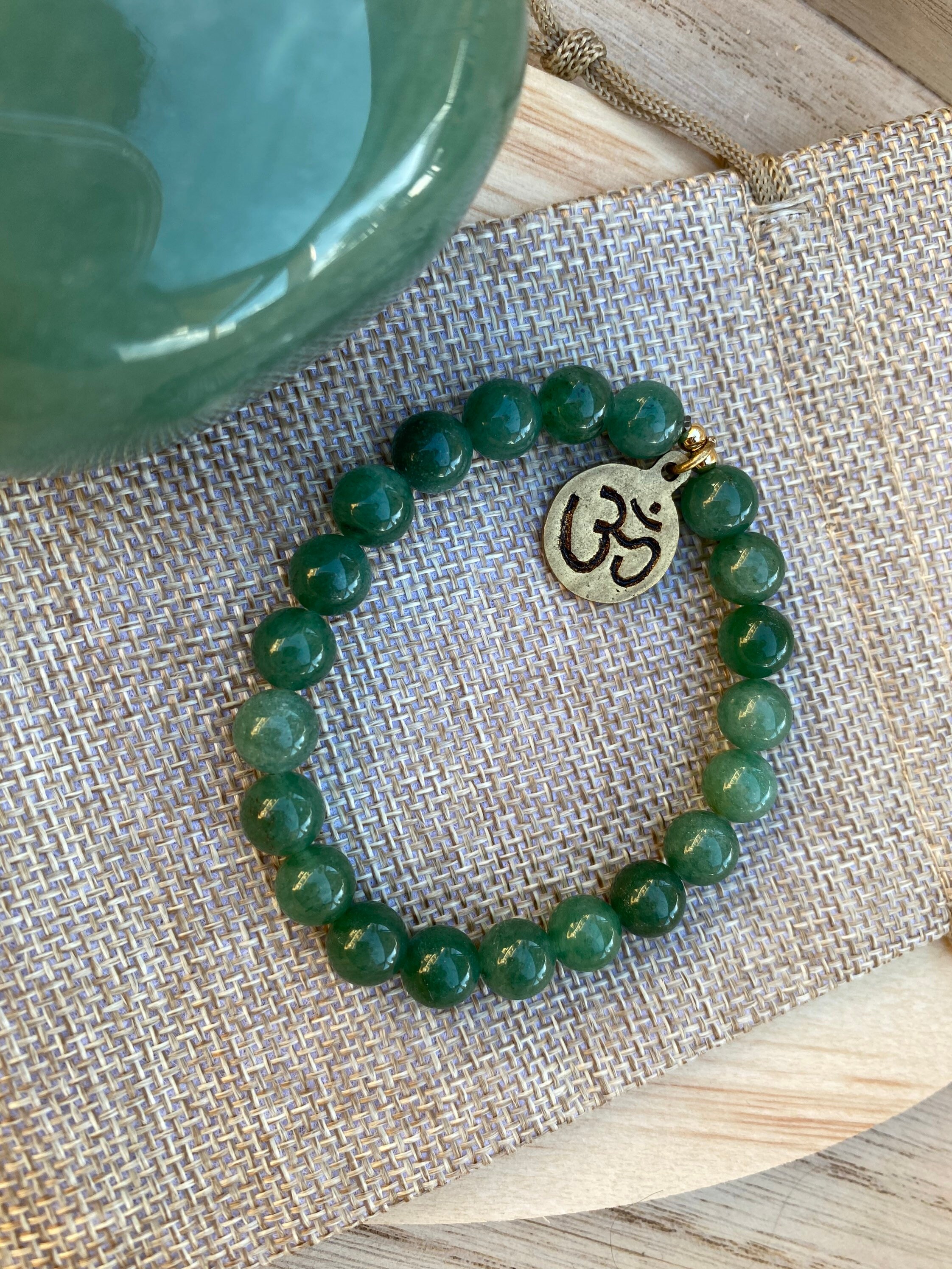 Jade Bracelethealing Jewelrygemstones Bracelet Unisex Etsy