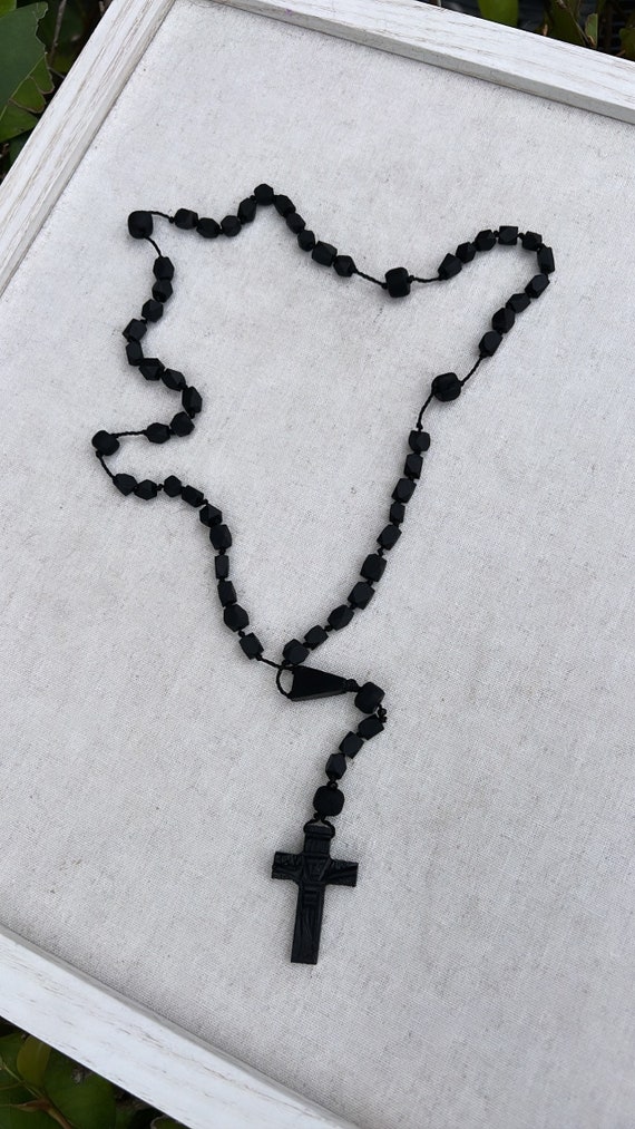 Azabache Rosary• Azabache Cross Necklace• Genuine… - image 3