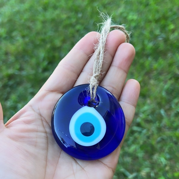 2” Turkish Evil Eye Ornament - Wall Hanging- Greek Evil Eye -Home Decor- 5 Cm Car hanging- Protection - Good Luck .