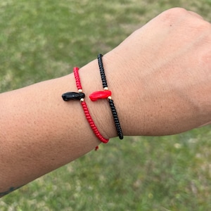 Figa Hand Beaded Bracelet: Good Luck Amulet, Protection Jewelry