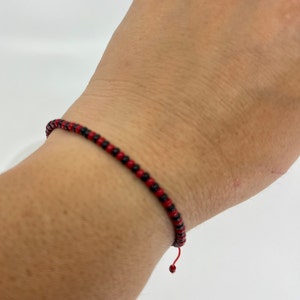 Elegua Bracelet, Red & Black Beaded Bracelet, Protection Bracelet, Elegua Jewelry, Elegua Ilde Orisha, Ilde de Santo, Santeria Yoruba