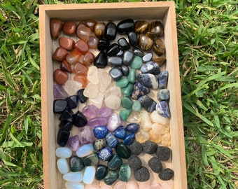 Tumbled Stones • Crystals • Gemstones•Healing Crystals •Crystals for Reiki• Meditation Tools • Good Energy •Purification •Communication•