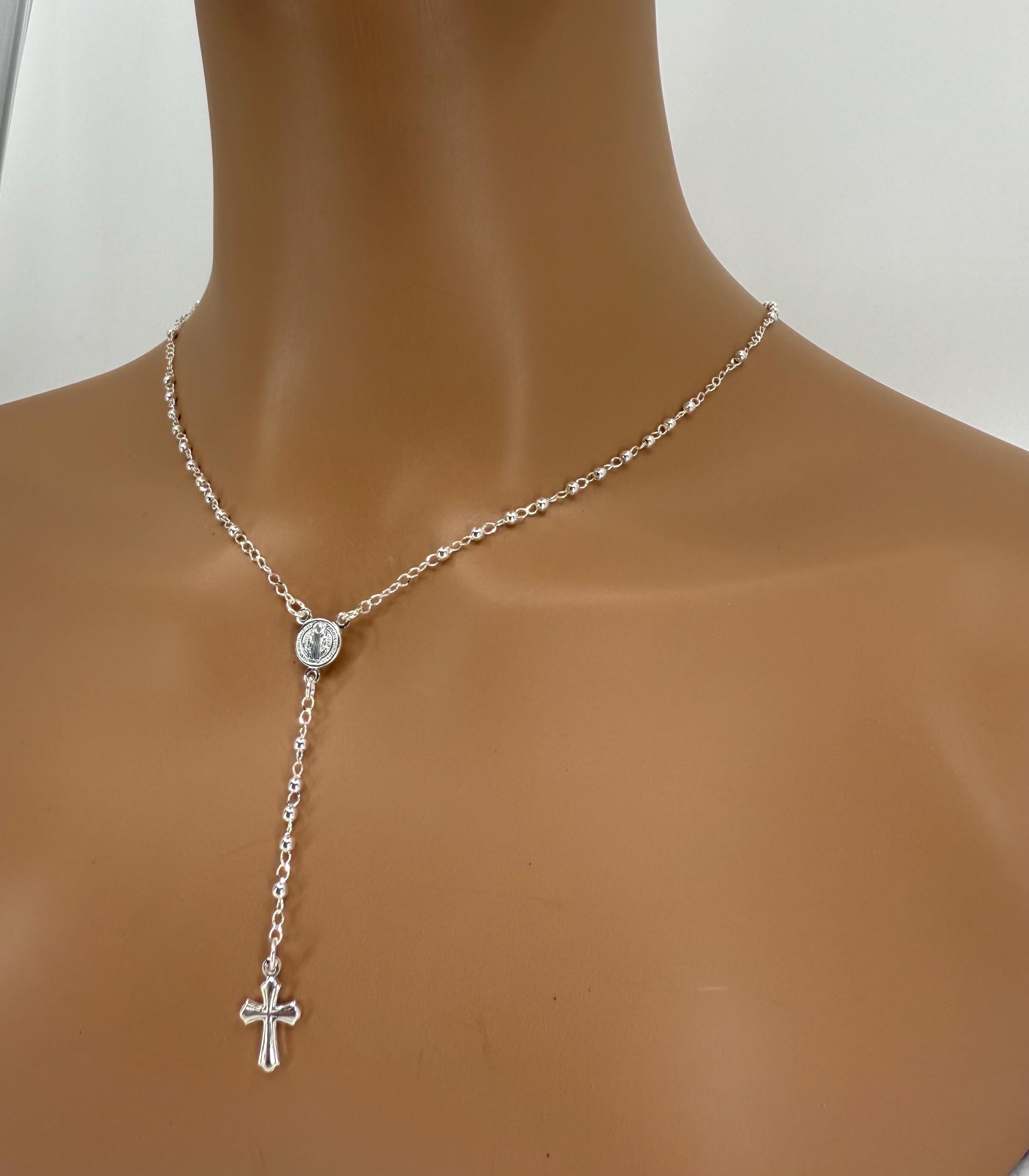 Solid silver rosary - Etsy 日本