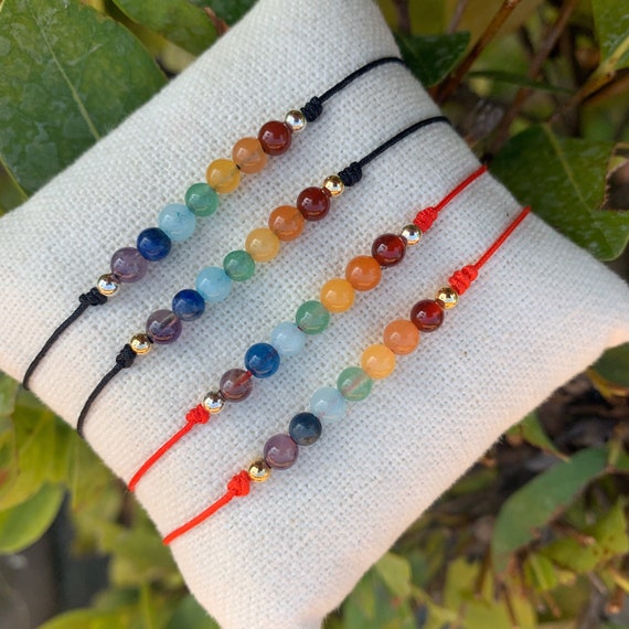 7 chakra crystal bracelet - Spirital