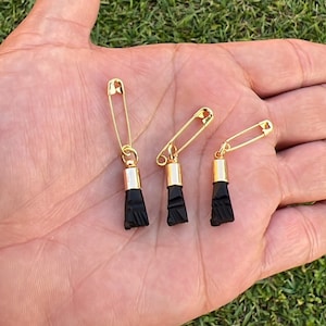Azabache Anstecknadel• Azabache Anhänger •Baby Anhänger• Mal de Ojo Anstecknadel• Baby Schutz •Anstecknadel •Amulett für Schutz •Azabach