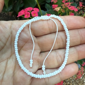 Obatala Bracelet l•Santería Orisha Jewelry • White Beaded Bracelet for Peace & Protection • Handmade Spiritual Jewelry• Ide de Obatala