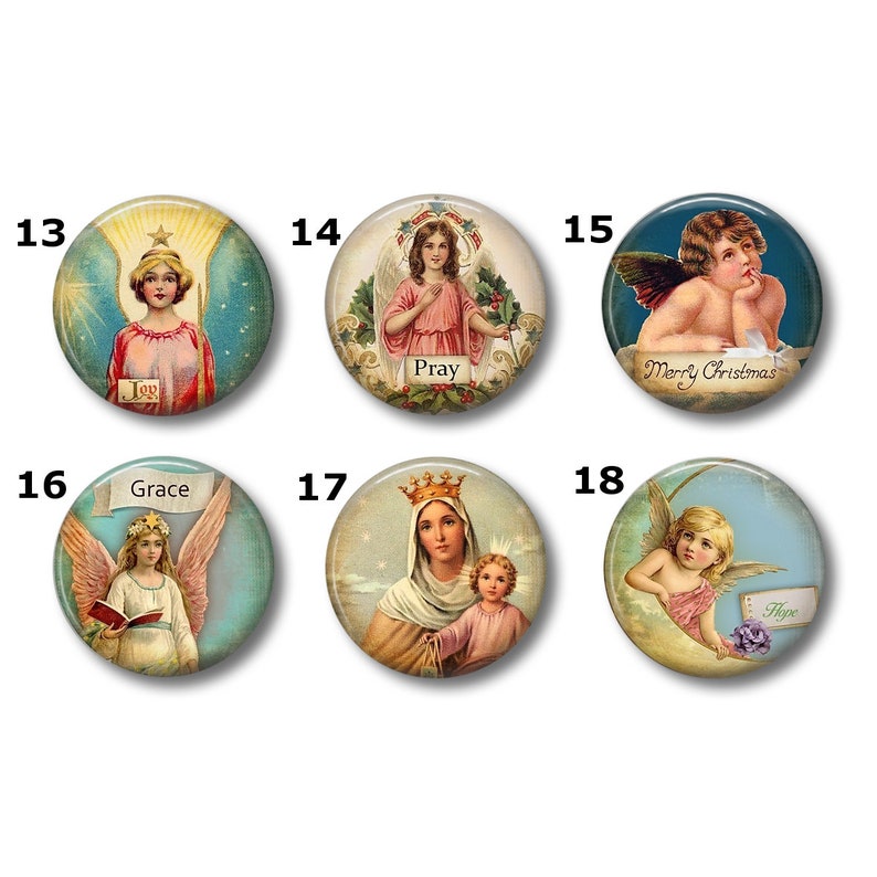 Religious Christmas or pins Choose your own set of Etsy