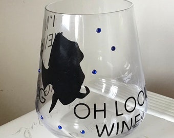 Disney Gift Finding Nemo Engraved Wine Glass Personalised With Any Name Fish