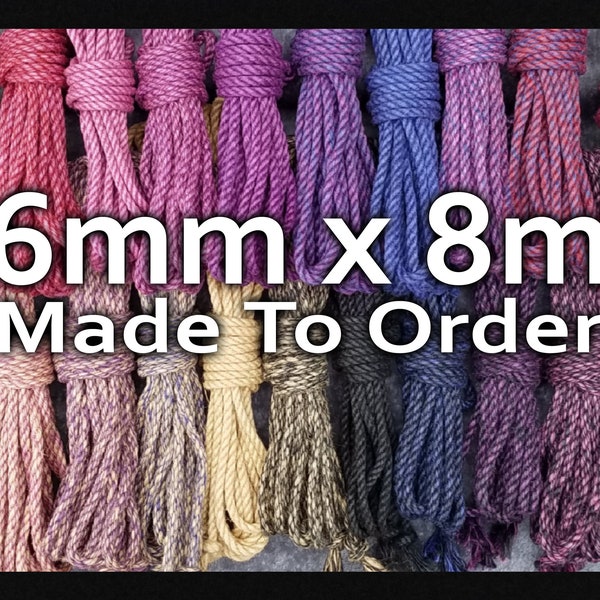6mm Shibari Jute Rope - Made to Order