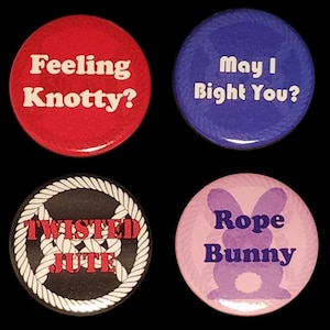 Shibari Rope Buttons