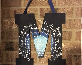 Door hanger decor "laugh"