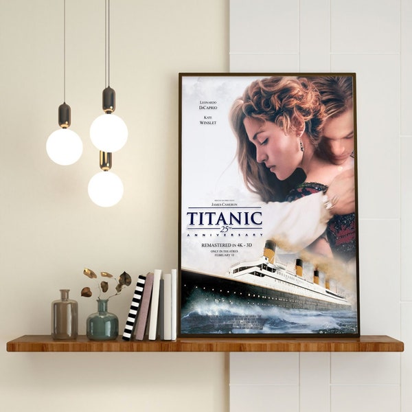 Affiche faite par un fan du 25e anniversaire du Titanic - Affiche faite par un fan du 25e anniversaire du Titanic