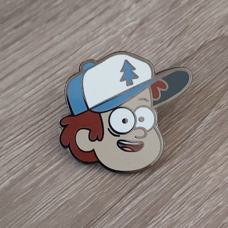 Gravity Falls Dipper Enamel Pin Etsy
