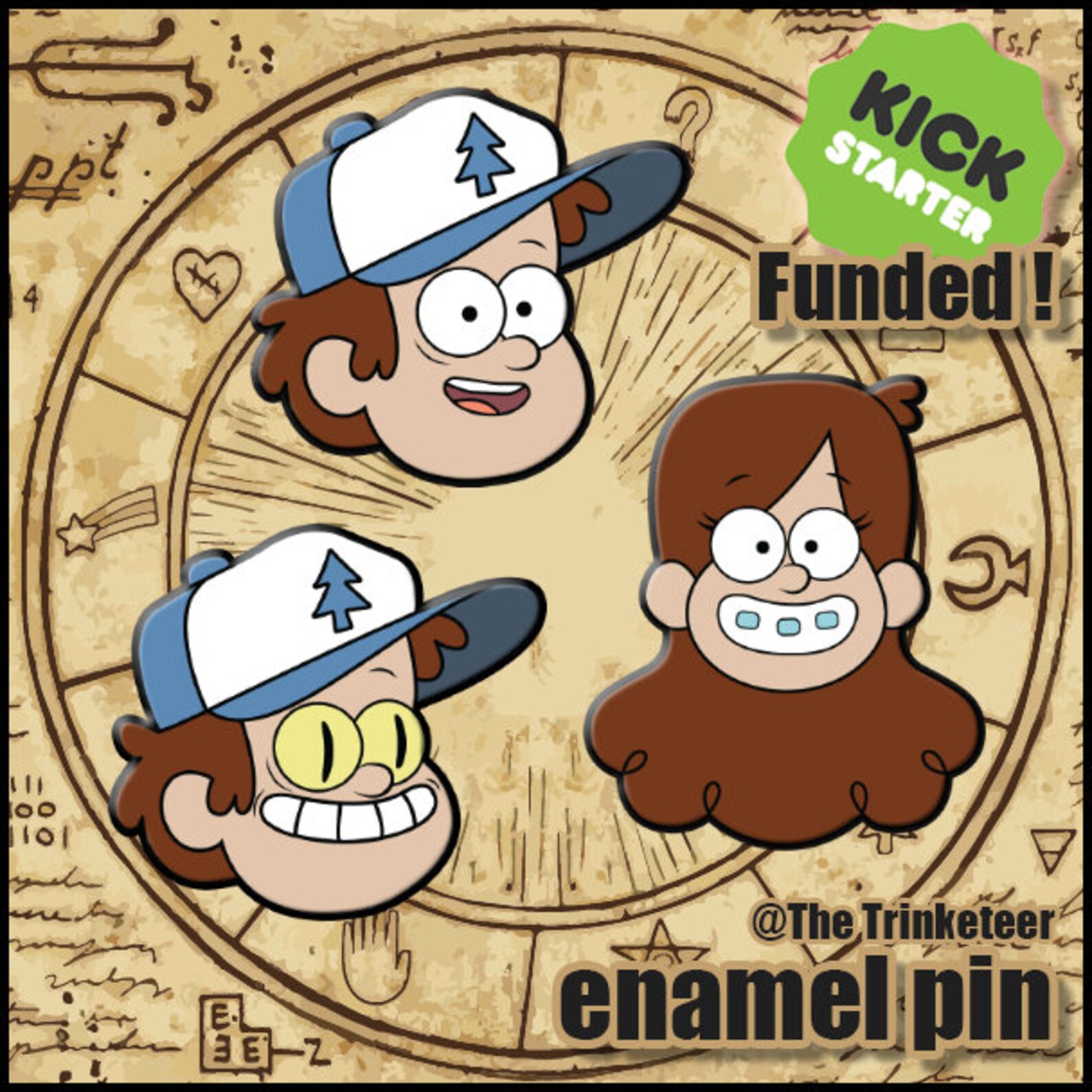 Gravity Falls Mable enamel pin Etsy