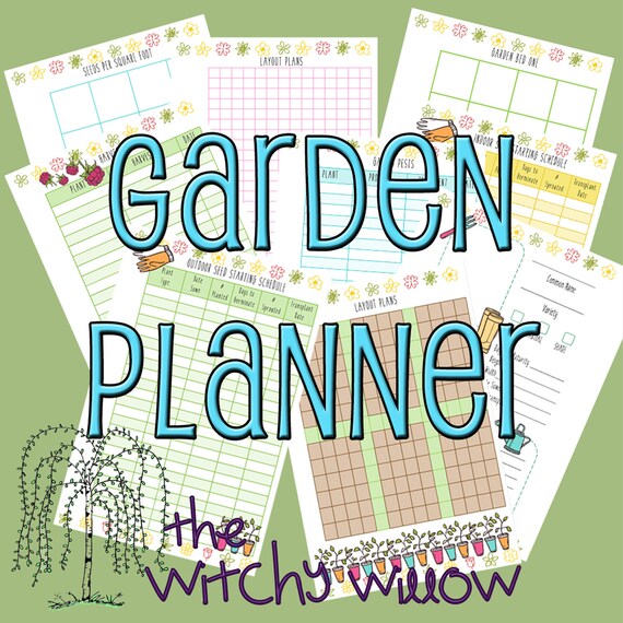 Garden Planner Printable PDF | Etsy