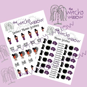 Witchy Pagan Planner Stickers- PRINTABLE PDF
