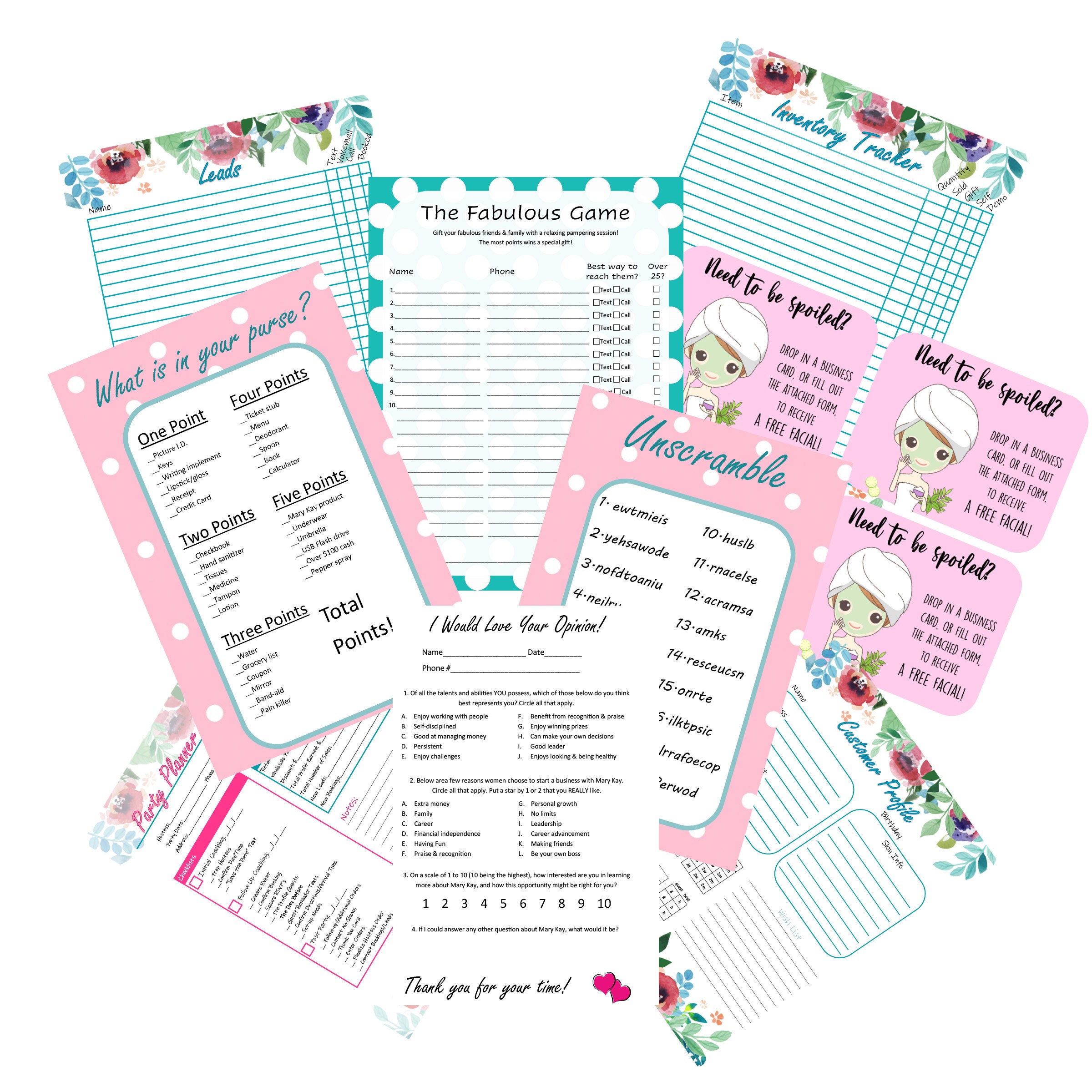 Mary Kay Consultant Pack PDF Etsy