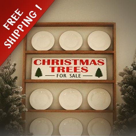Christmas Trees For Sale Wood Sign Distressed Vintage Tree Farm Fixer Upper Christmas Trees For Sale Wood Sign Distressed Vintage Tree Farm Fixer Upper