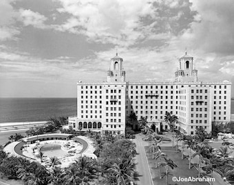 NationalHotel, Havanna, Kuba, Vintage original Fotografie, 1950 Fotos, historische Fotos, Fine Art Fotografie, schwarz & weiß, Wand-Dekor