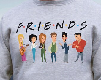 Friends TV Show Clothing Friends TV Show Sweatshirt Friends TV | Etsy