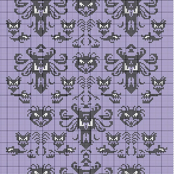 Haunted Mansion Eye Wallpaper Couverture Crochet Graphgan Pattern Instructions