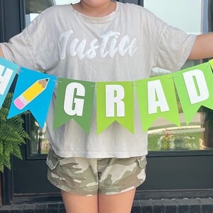 Back To School | First Day Of School Banner | Classroom Banner | Kindergarden | First Grade | Second Grade Banner | Fourth Grade Banner |