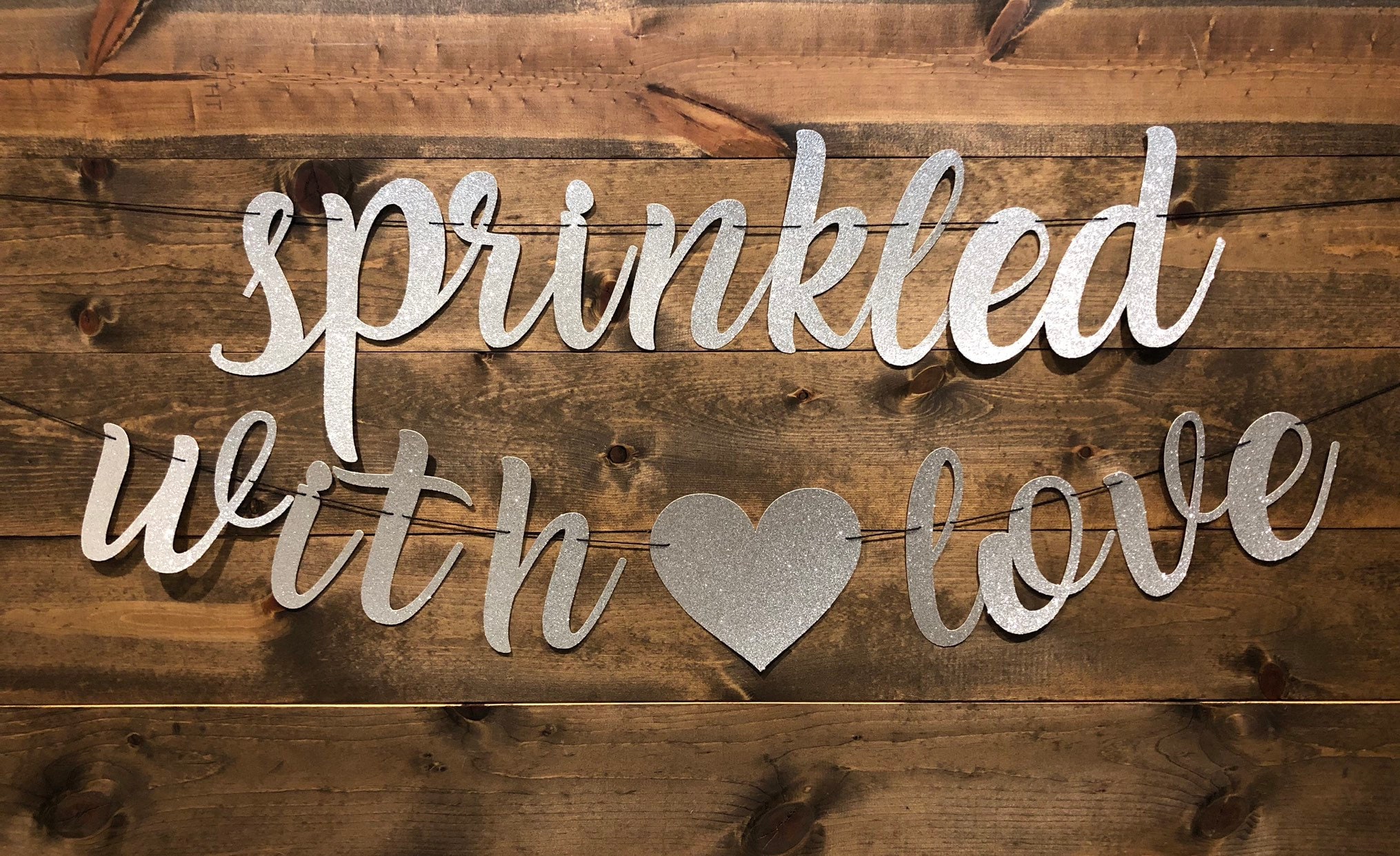 Sprinkled with love, Sprinkled with love banner