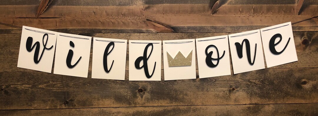 Wild One Banner | Wild One Birthday Banner | Wild First Birthday ...