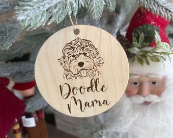 Goldendoodle | Labradoodle | Doodle Mama | Goldendoodle Ornament | Labradoodle Ornament | 2021 Christmas Ornament | Custom Doodle Ornament |