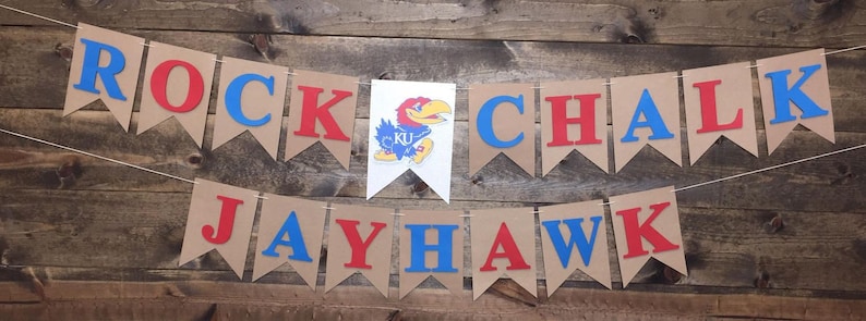 Kansas University | KU Birthday | KU Birthday Party | Jayhawks Birthday party | ku banner | jayhawks banner 
