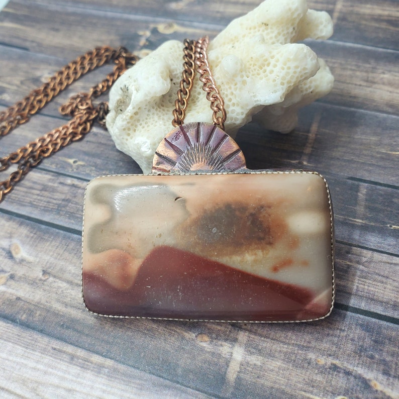 Picture Jasper Copper Necklace