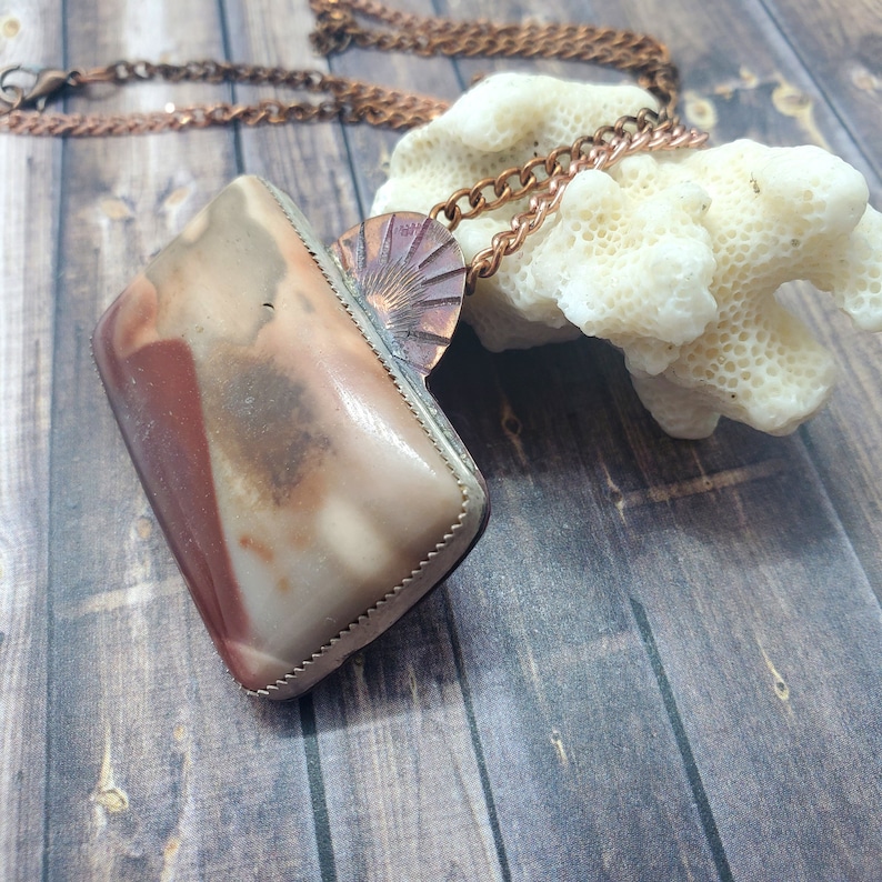 Picture Jasper Copper Necklace