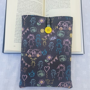 Gewatteerde boekomslag, e-book cover, pocketboekomslag, cadeau voor boekenliefhebber, kinderboekomslag