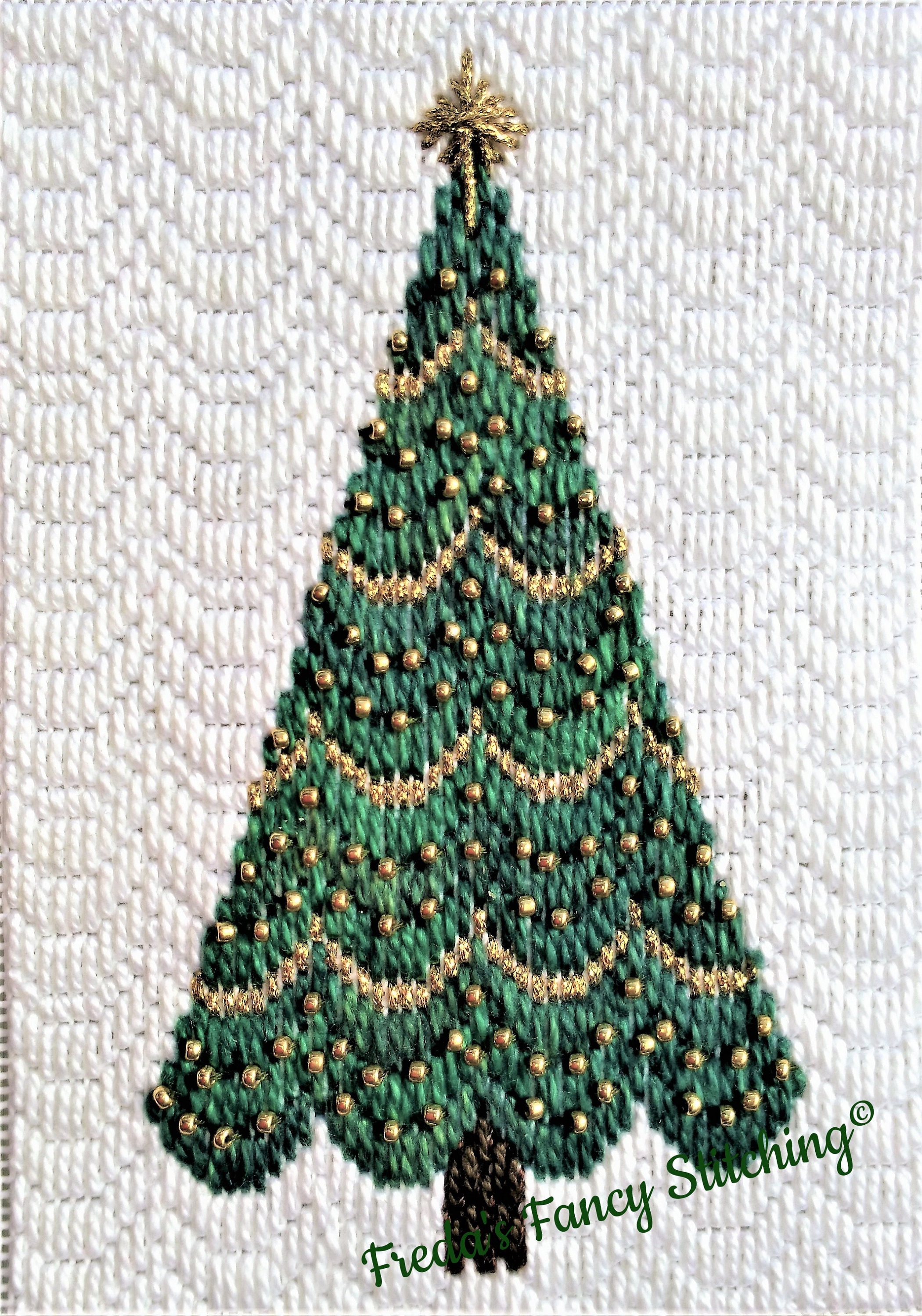 Fashion products Shopping Made Fun Needlepoint Canvas Tree In Night