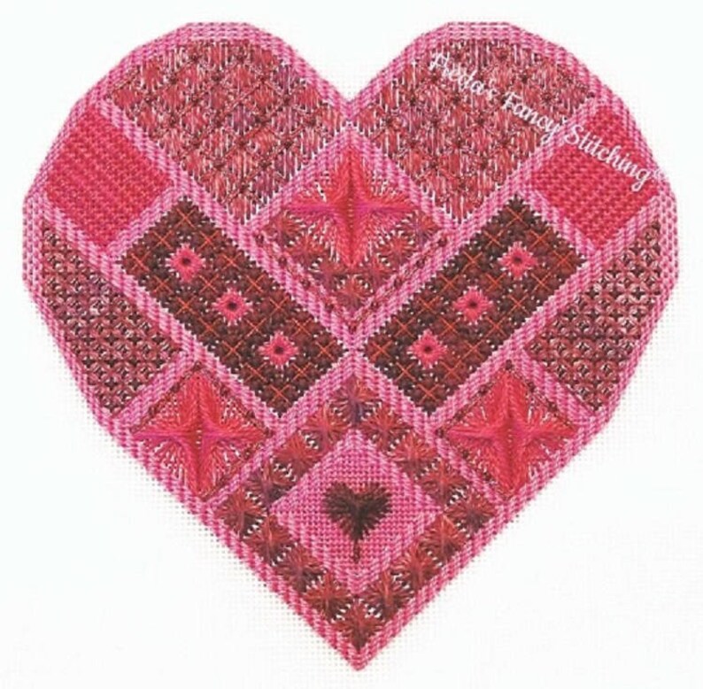 Be Mine A Counted Needlepoint Chart and Instructions for 18 Etsy