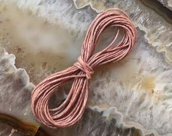 Irish Waxed Linen—Victorian Rose