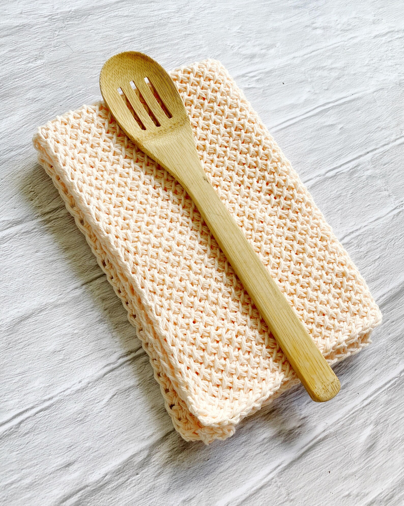 Leni Washcloth & Dish Towel Tunisian Crochet Pattern Etsy