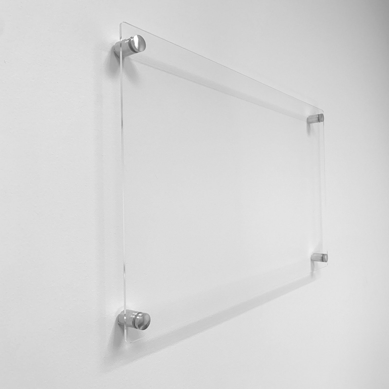 Acrylic Dry Erase Writing Board Blank With Standoffs Etsy