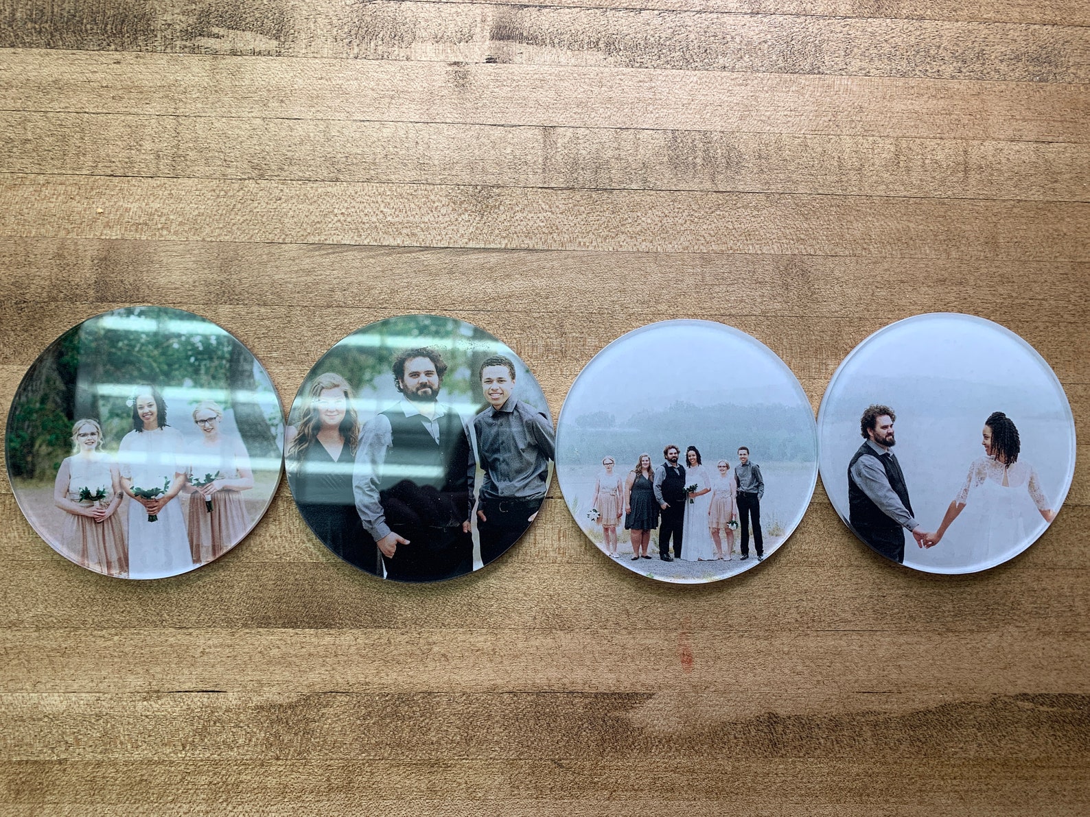 Personalized Photo Coasters Printed Acrylic Coasters Great Etsy