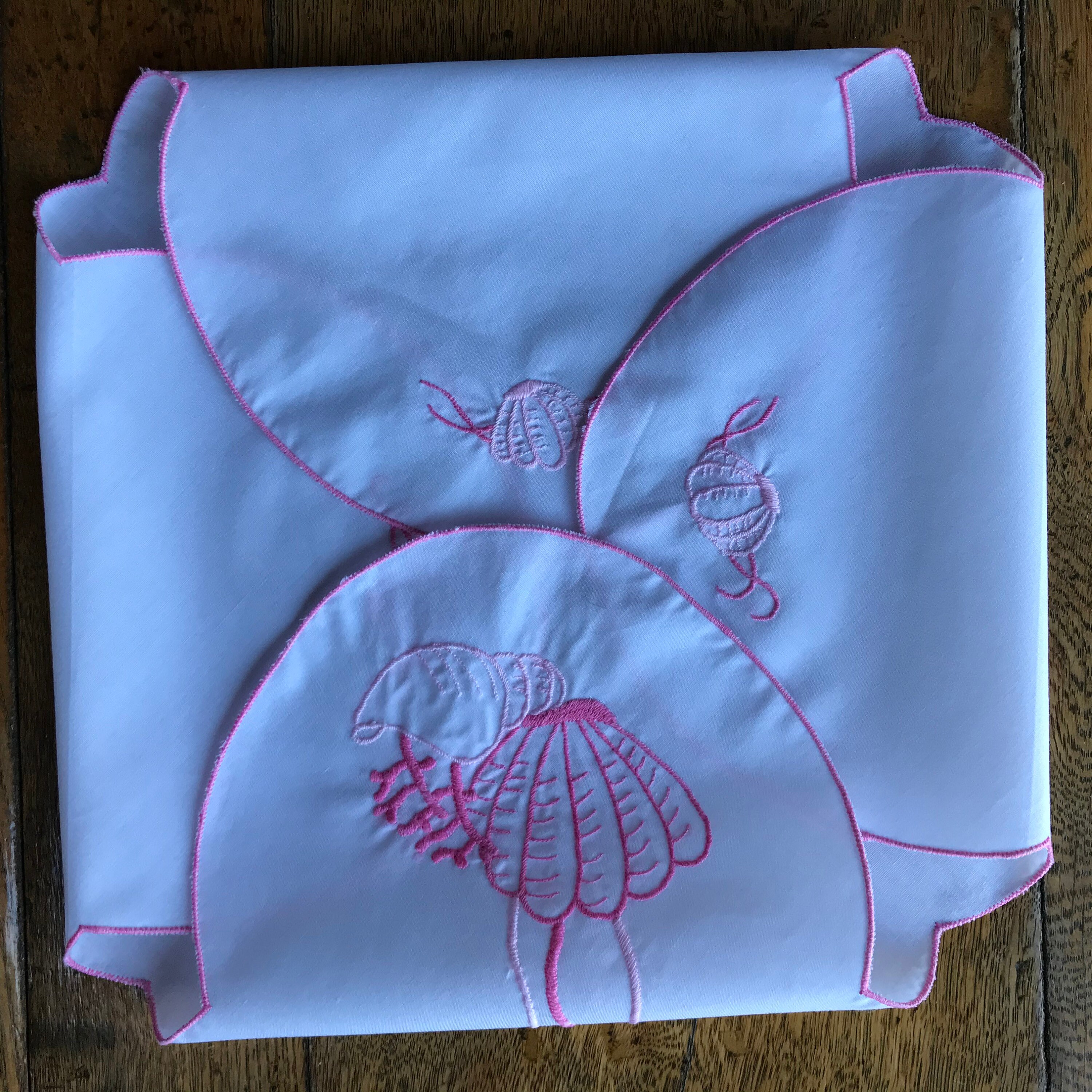 Vintage Embroidered Bread Basket Liner Roll/Bun Basket Liner Etsy