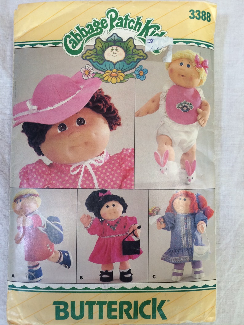 butterick cabbage patch doll clothes