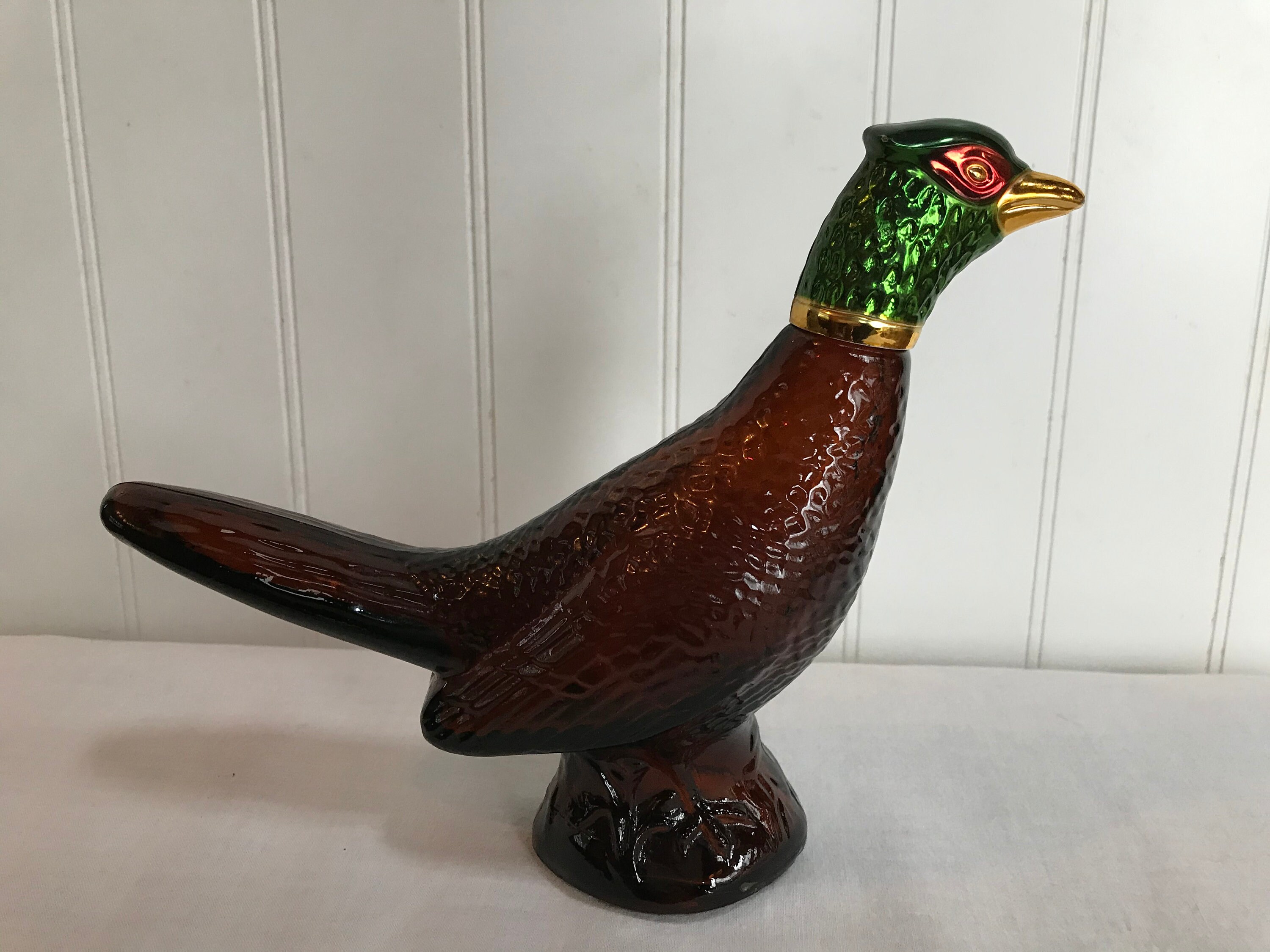 Vintage Avon Pheasant Decanter 5 Oz. Decanter from Leather Etsy