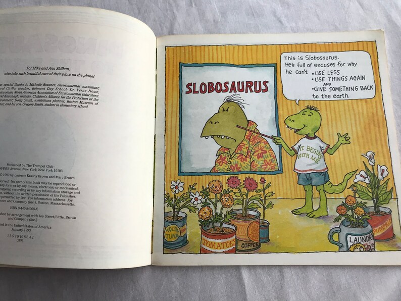 Dinosaurs to the Rescue! Vintage Earth Day Book, 1993 - Etsy