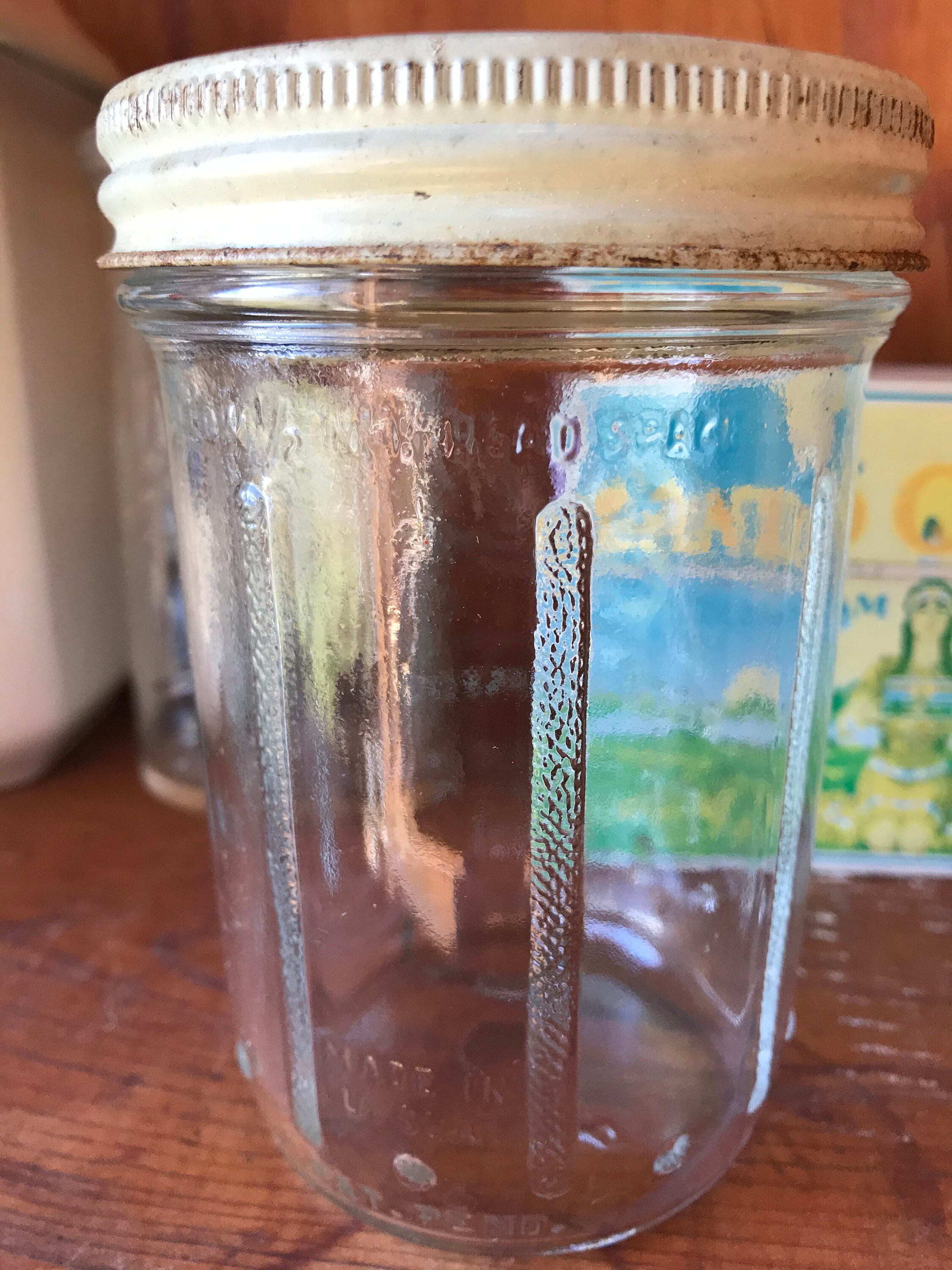 Vintage Ball Refrigerator and Freezer Jar Clear Pint Glass Etsy